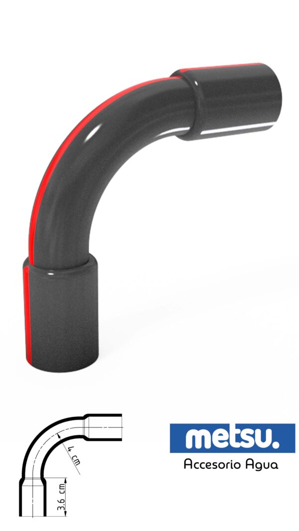curva agua 1/2" nicoll