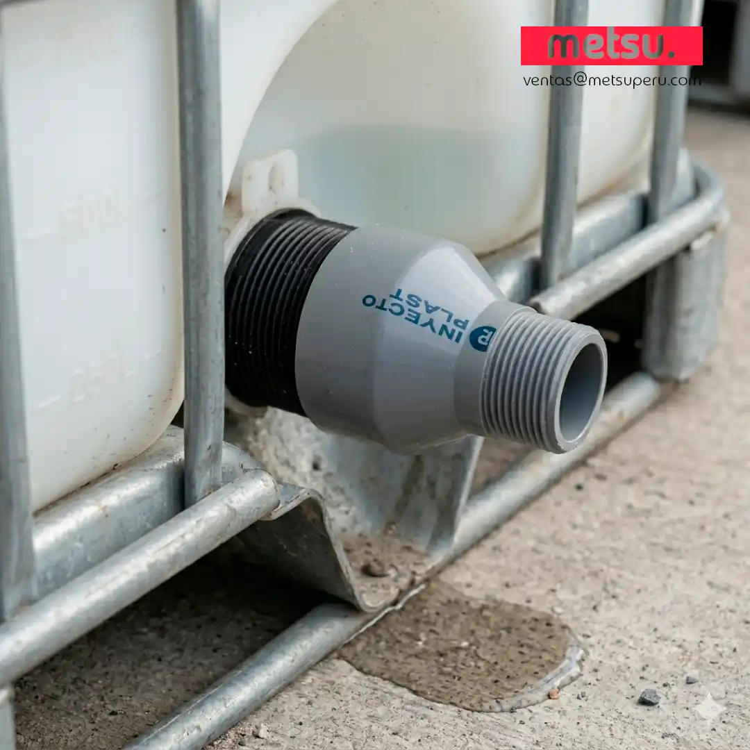 ADAPTADOR PARA TANQUE IBC 2" A 1 1/2"